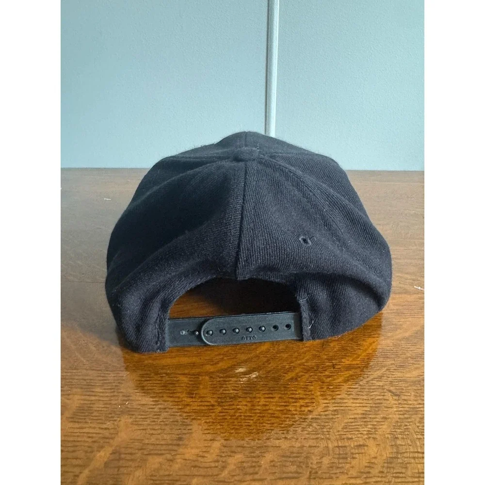 Vintage NHL On FOX Hat Cap Snap Back Mens One Size‎ Black NHL Hockey OTTO 90s